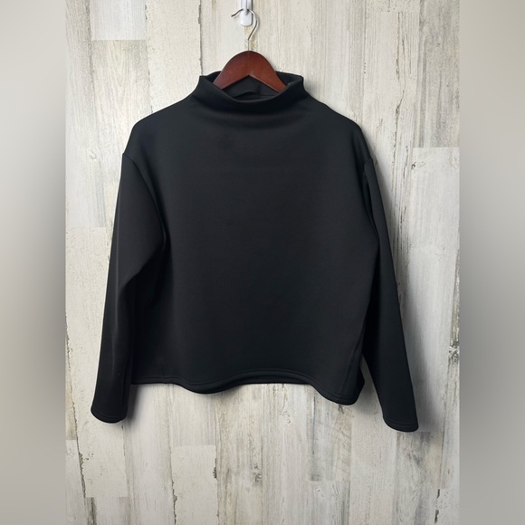 Aday Like A Boss Black Scuba Pullover Sweatshirt Top size Medium - Picture 4 of 8